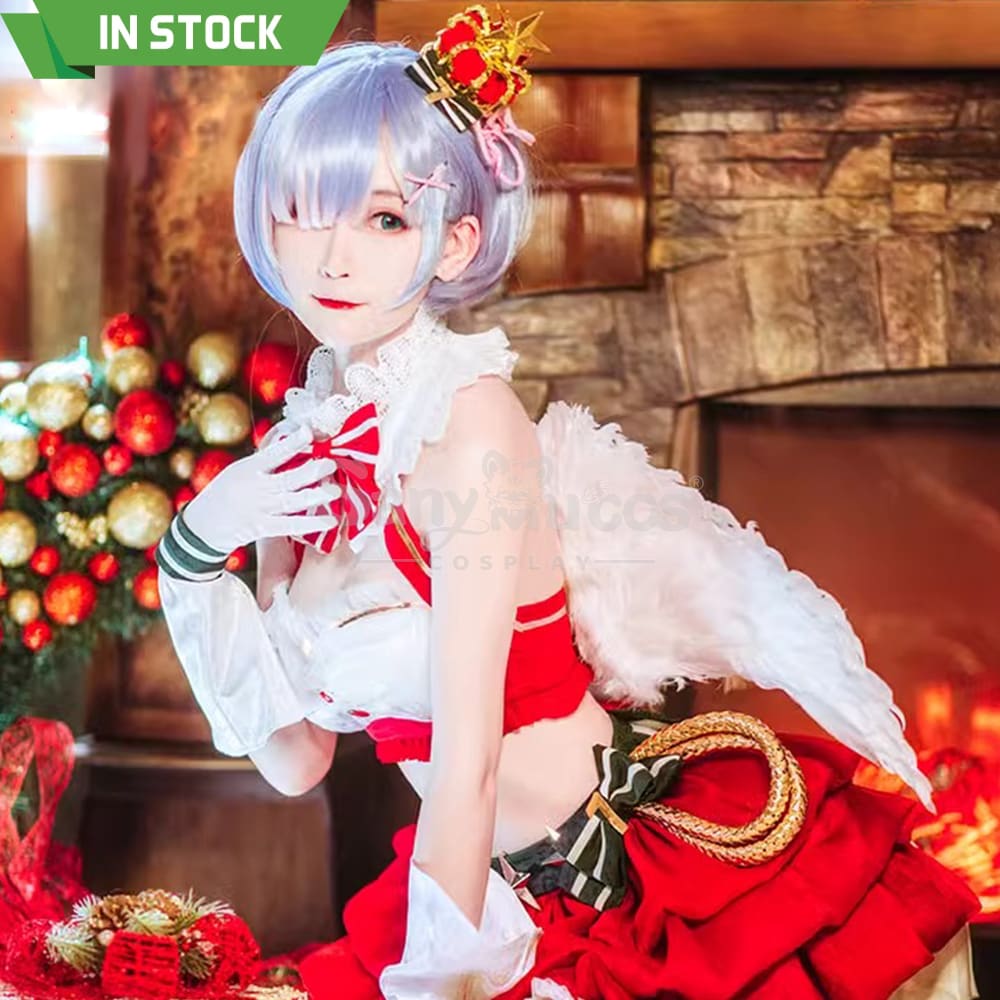 Anime Re Zero Cosplay Ram/Rem Christmas Costume Costumes