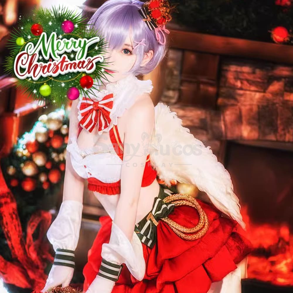 Anime Re Zero Cosplay Ram/Rem Christmas Costume Costumes