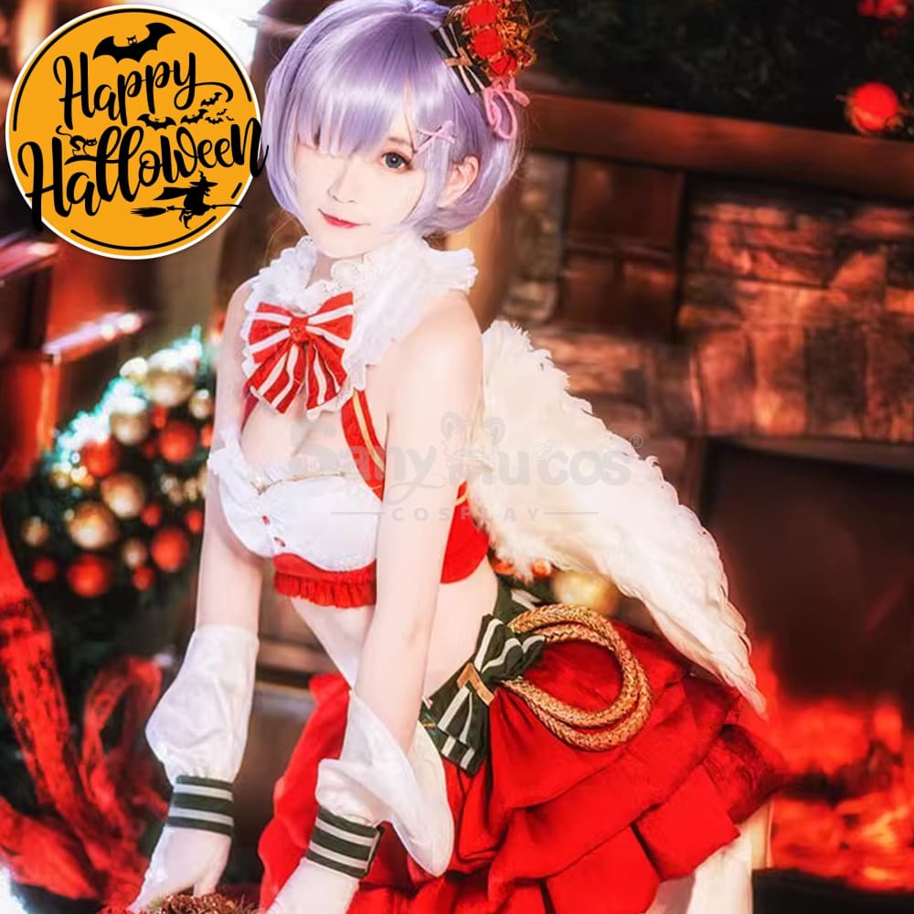 Anime Re Zero Cosplay Ram/Rem Christmas Costume Costumes