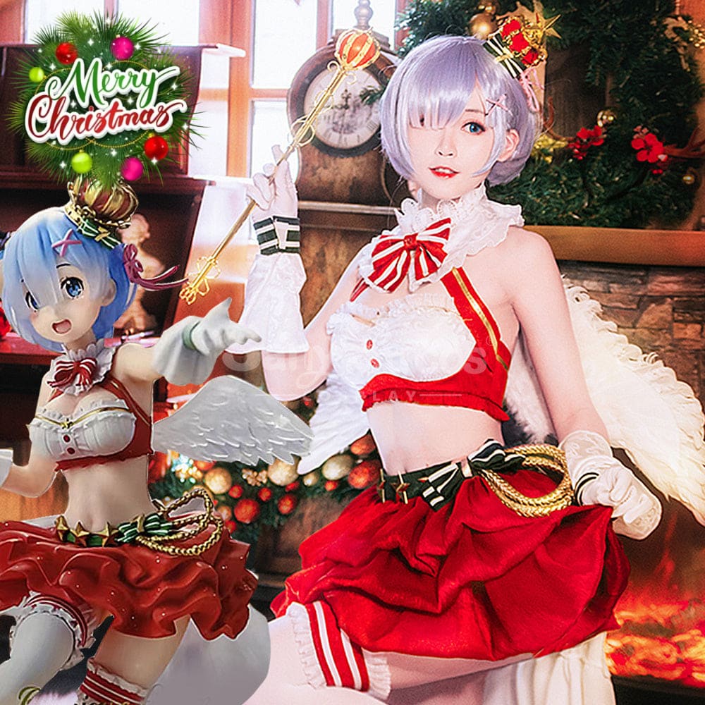 【In Stock】Anime Re Zero Cosplay Rem Christmas Cosplay Costume Cosplay Costumes