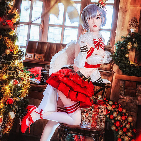 【In Stock】Anime Re Zero Cosplay Rem Christmas Cosplay Costume Cosplay Costumes