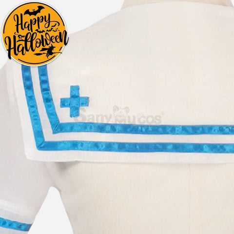 【In Stock】Anime Re Zero Cosplay Rem Sailor Swimsuit Costume Costumes