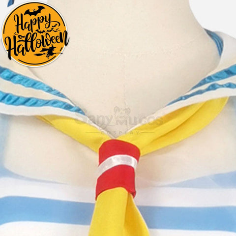 【In Stock】Anime Re Zero Cosplay Rem Sailor Swimsuit Costume Costumes