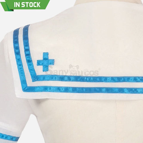 【In Stock】Anime Re Zero Cosplay Rem Sailor Swimsuit Costume Costumes