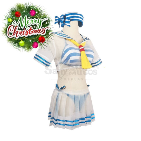 【In Stock】Anime Re Zero Cosplay Rem Sailor Swimsuit Costume Costumes