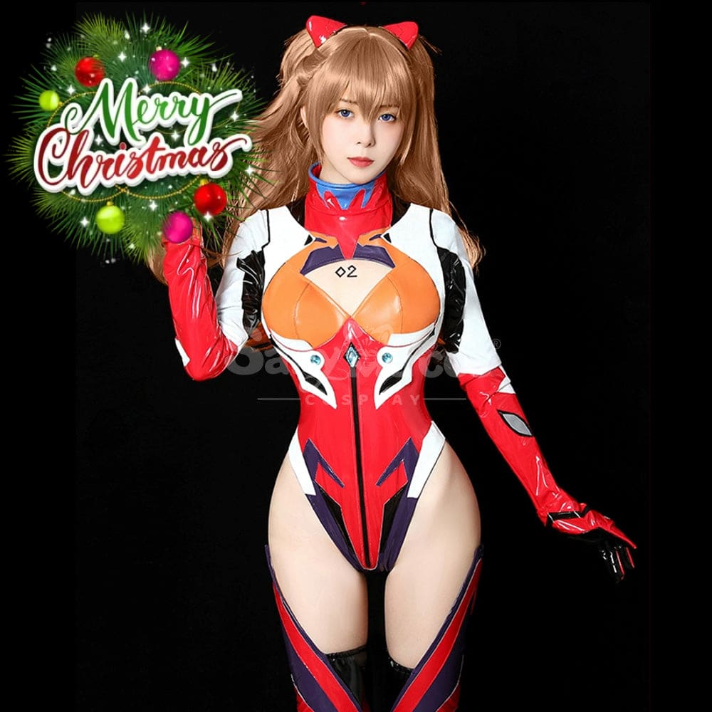 Anime Rebuild Of Evangelion Cosplay Asuka Langley Soryu Battlesuit Costume Costumes