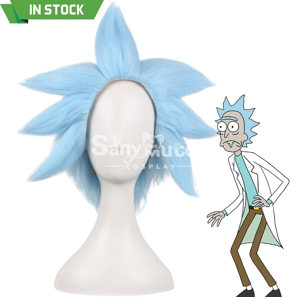 【In Stock】Anime Rick And Morty Cosplay Wig Wigs