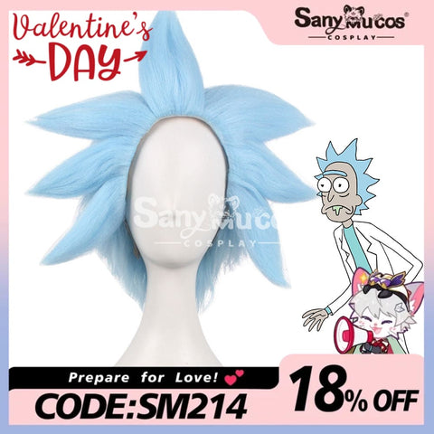 【In Stock】Anime Rick And Morty Cosplay Wig Wigs