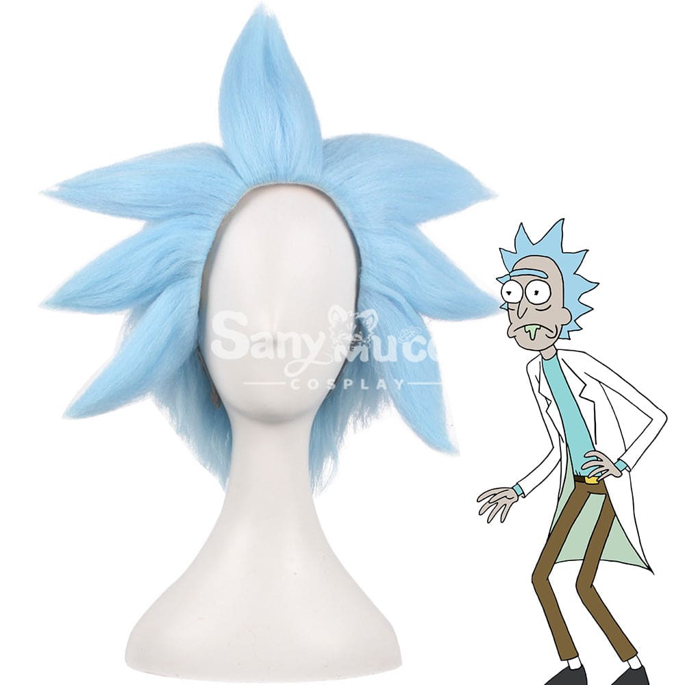 【In Stock】Anime Rick And Morty Cosplay Wig Wigs