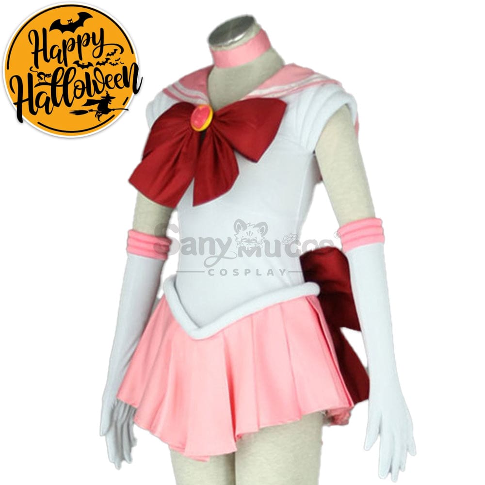 【In Stock】Anime Sailor Moon Cosplay Chibi Chibiusa Tsukino Battle Suit Costume Costumes