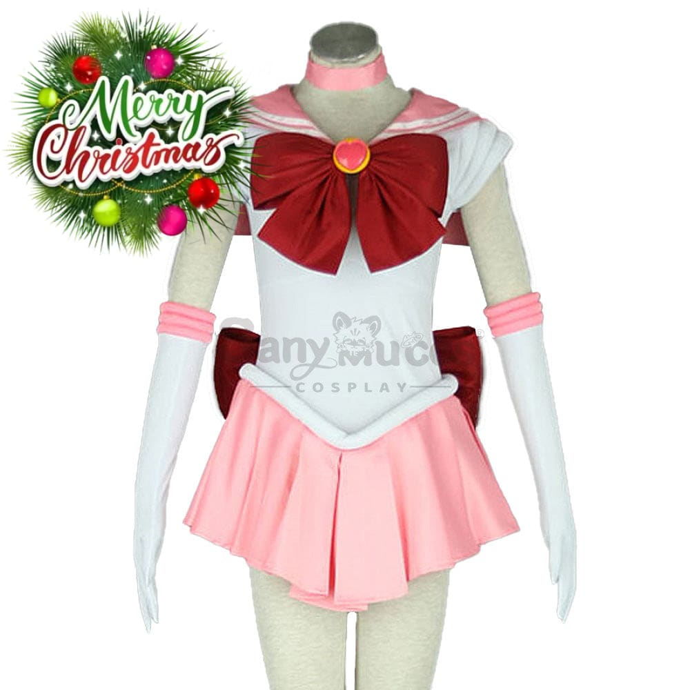 【In Stock】Anime Sailor Moon Cosplay Chibi Chibiusa Tsukino Battle Suit Costume Costumes