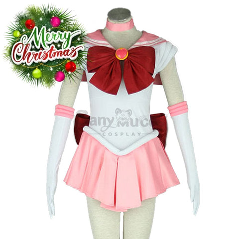 【In Stock】Anime Sailor Moon Cosplay Chibi Chibiusa Tsukino Battle Suit Costume Costumes