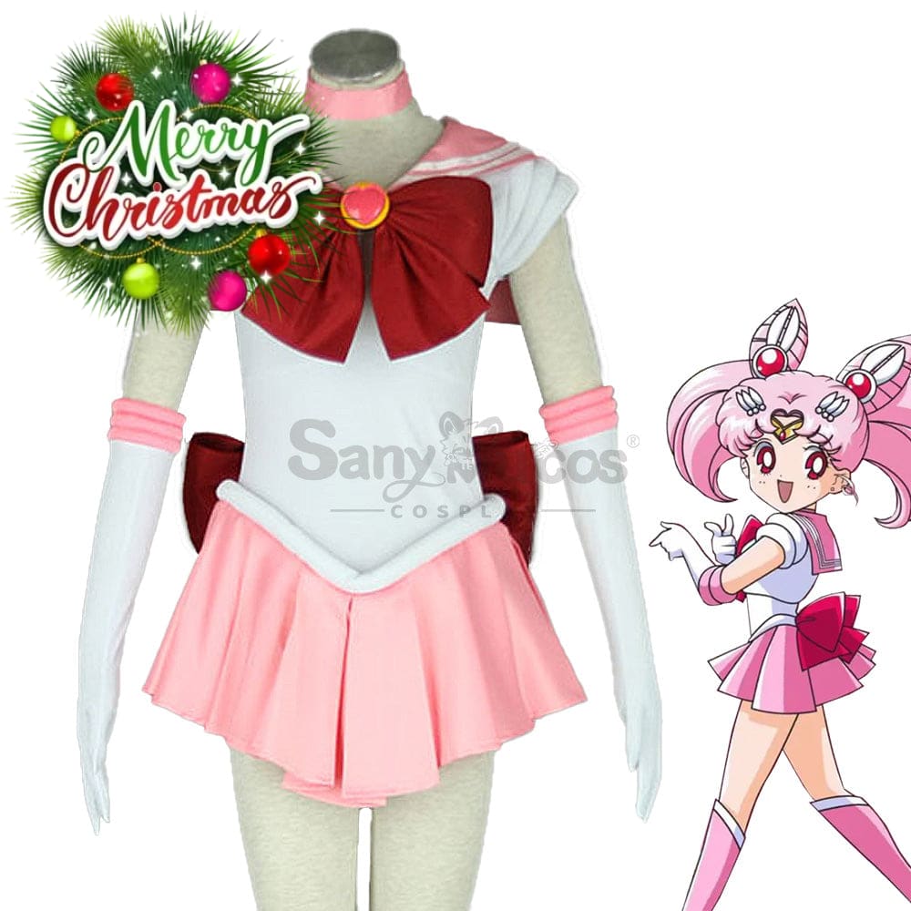 【In Stock】Anime Sailor Moon Cosplay Chibi Chibiusa Tsukino Battle Suit Costume Costumes