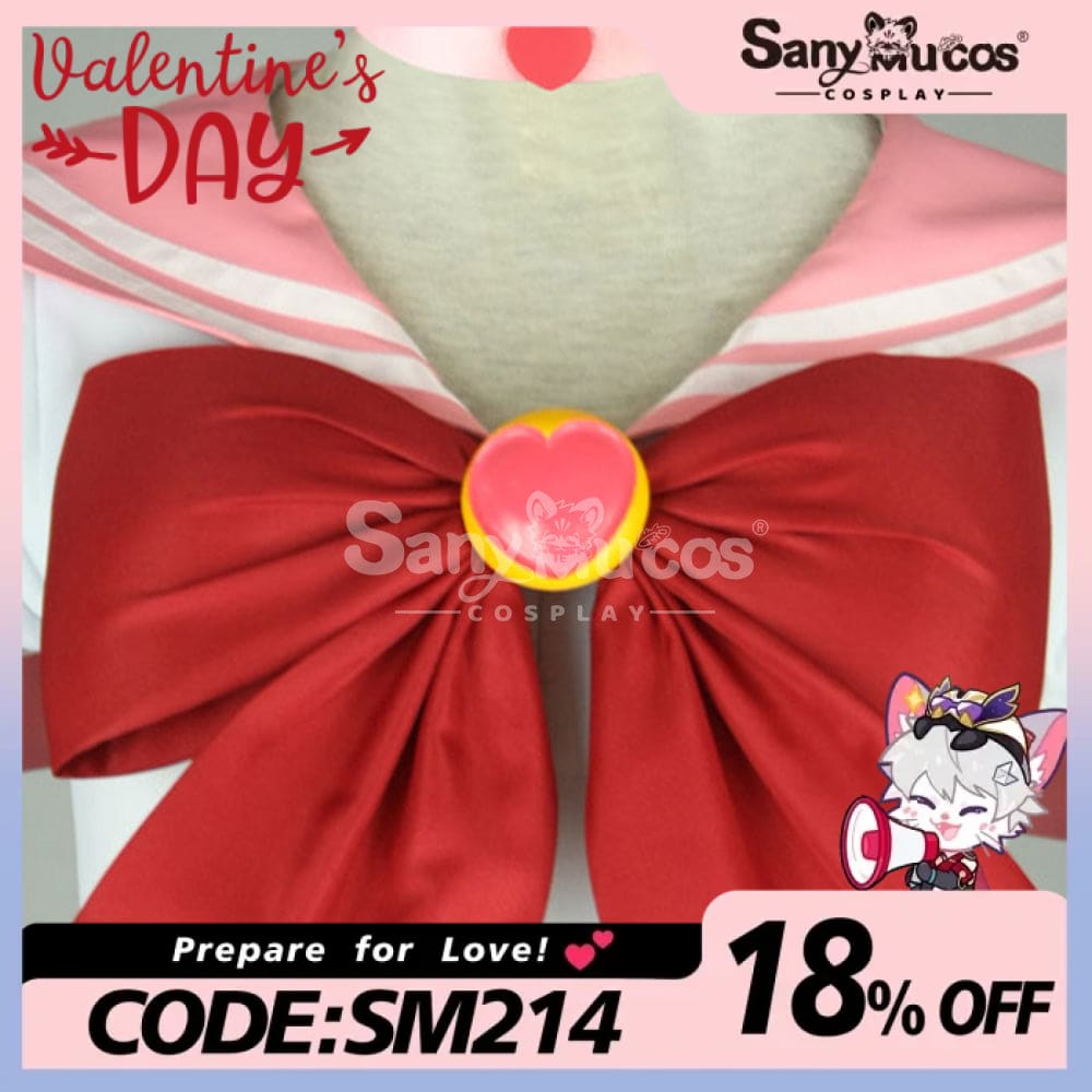 【In Stock】Anime Sailor Moon Cosplay Chibi Chibiusa Tsukino Battle Suit Costume Costumes