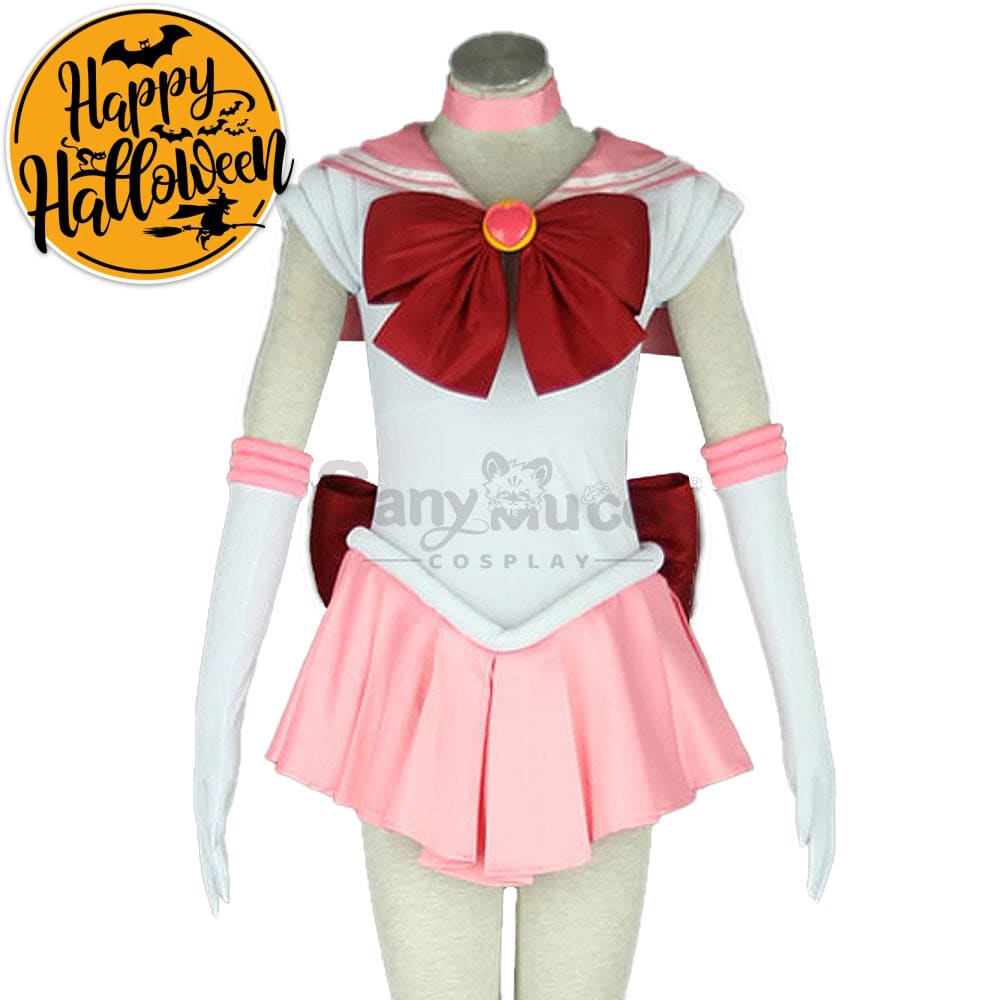 【In Stock】Anime Sailor Moon Cosplay Chibi Chibiusa Tsukino Battle Suit Costume Costumes