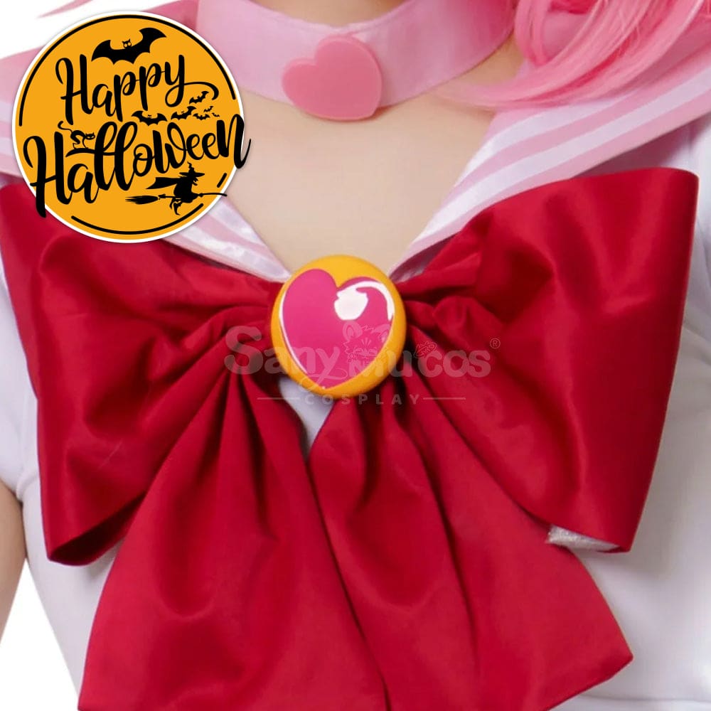 【In Stock】Anime Sailor Moon Cosplay Chibi Chibiusa Tsukino Battle Suit Costume Premium Edition