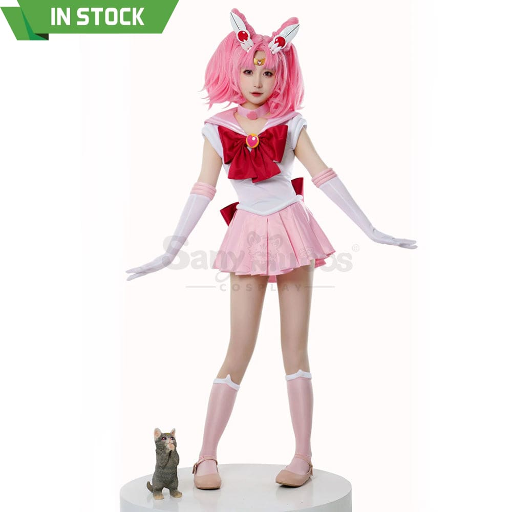 【In Stock】Anime Sailor Moon Cosplay Chibi Chibiusa Tsukino Battle Suit Costume Premium Edition