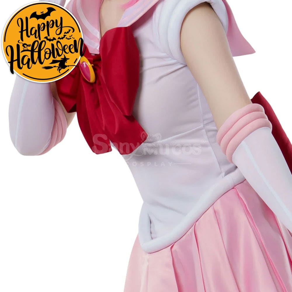 【In Stock】Anime Sailor Moon Cosplay Chibi Chibiusa Tsukino Battle Suit Costume Premium Edition