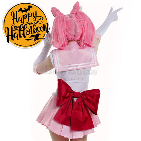 【In Stock】Anime Sailor Moon Cosplay Chibi Chibiusa Tsukino Battle Suit Costume Premium Edition