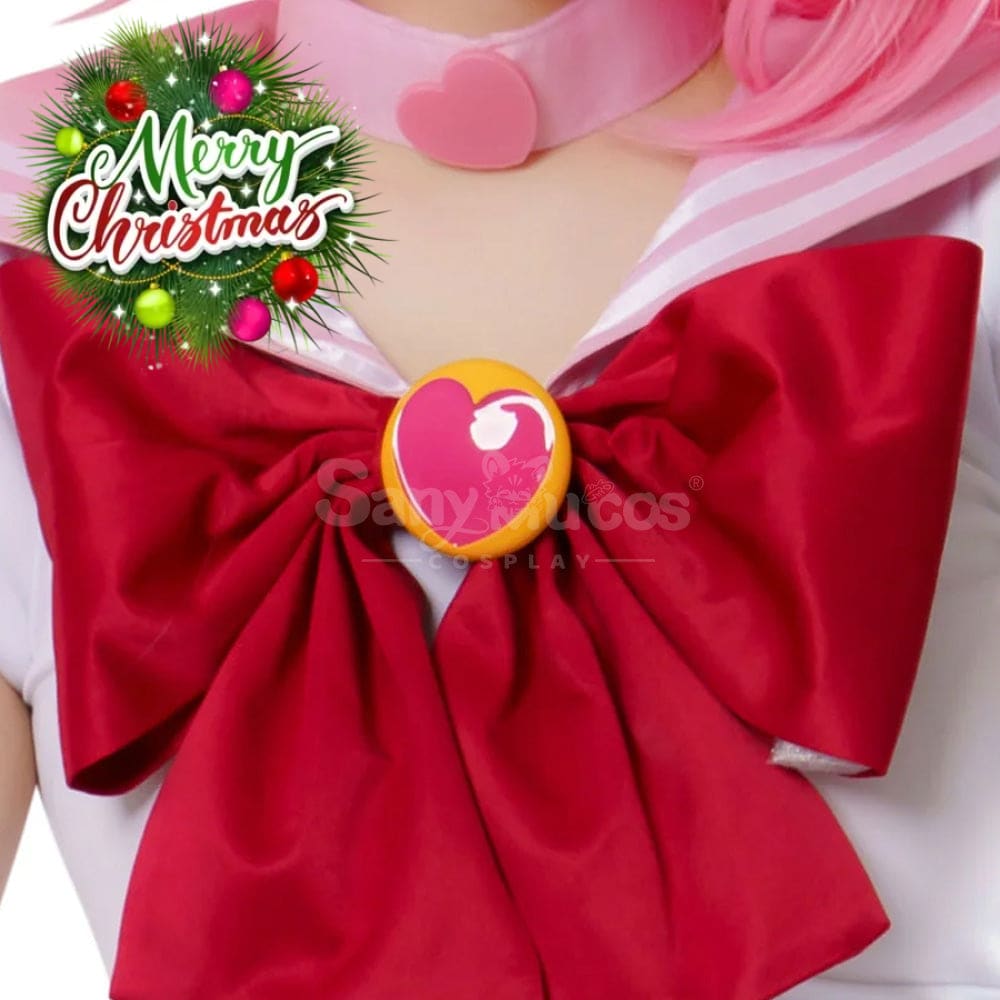 【In Stock】Anime Sailor Moon Cosplay Chibi Chibiusa Tsukino Battle Suit Costume Premium Edition