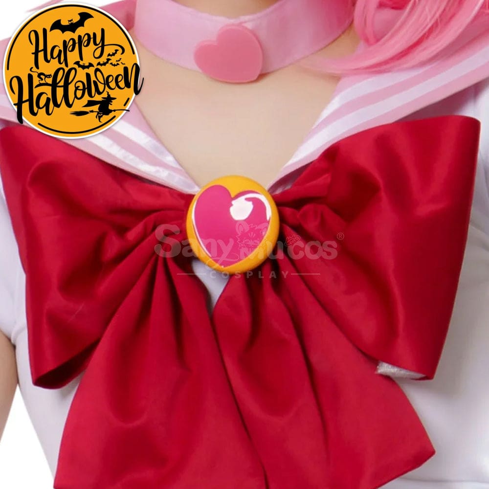 【In Stock】Anime Sailor Moon Cosplay Chibi Chibiusa Tsukino Battle Suit Costume Premium Edition