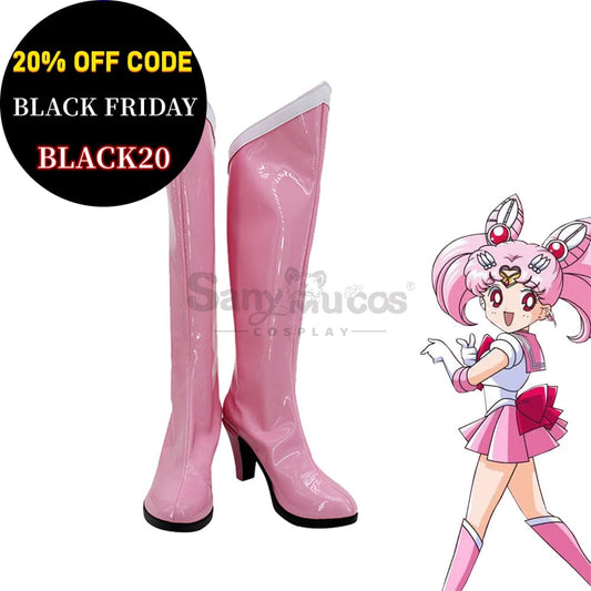 【In Stock】Anime Sailor Moon Cosplay Chibi Chibiusa Tsukino Shoes Boots 1000