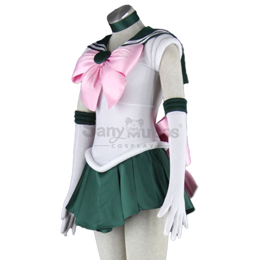 【In Stock】Anime Sailor Moon Cosplay Jupiter Makoto Kino Battle Suit Costume Costumes