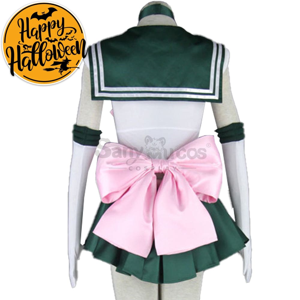 【In Stock】Anime Sailor Moon Cosplay Jupiter Makoto Kino Battle Suit Costume Costumes