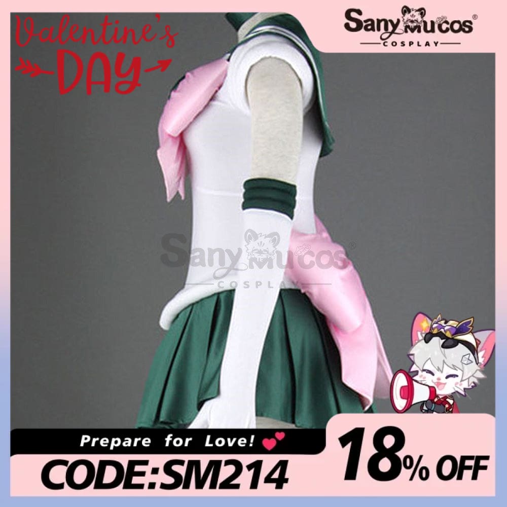 【In Stock】Anime Sailor Moon Cosplay Jupiter Makoto Kino Battle Suit Costume Costumes