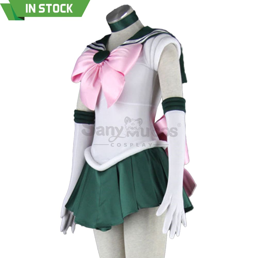 【In Stock】Anime Sailor Moon Cosplay Jupiter Makoto Kino Battle Suit Costume Costumes