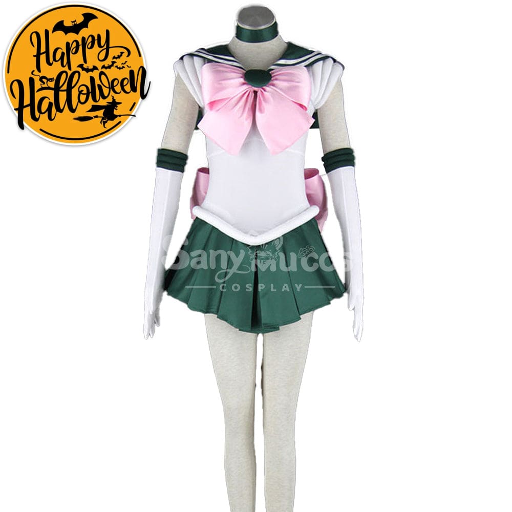 【In Stock】Anime Sailor Moon Cosplay Jupiter Makoto Kino Battle Suit Costume Costumes