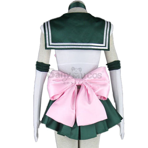 【In Stock】Anime Sailor Moon Cosplay Jupiter Makoto Kino Battle Suit Costume Costumes