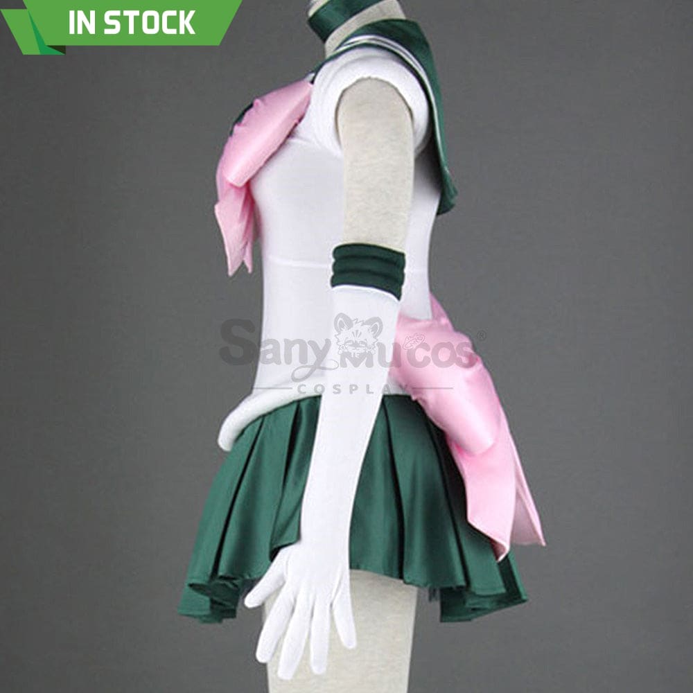 【In Stock】Anime Sailor Moon Cosplay Jupiter Makoto Kino Battle Suit Costume Costumes