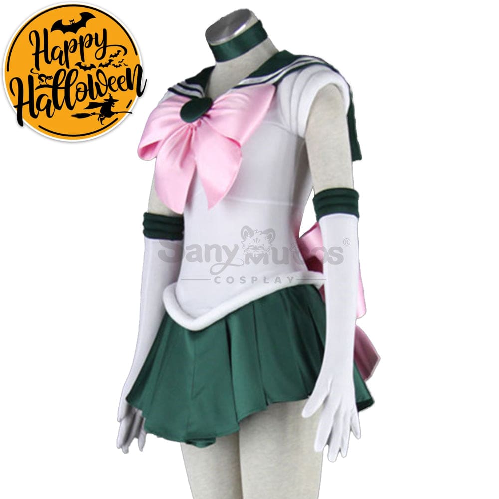 【In Stock】Anime Sailor Moon Cosplay Jupiter Makoto Kino Battle Suit Costume Costumes