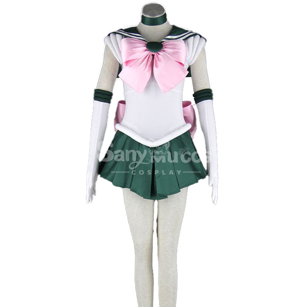 【In Stock】Anime Sailor Moon Cosplay Jupiter Makoto Kino Battle Suit Costume Costumes