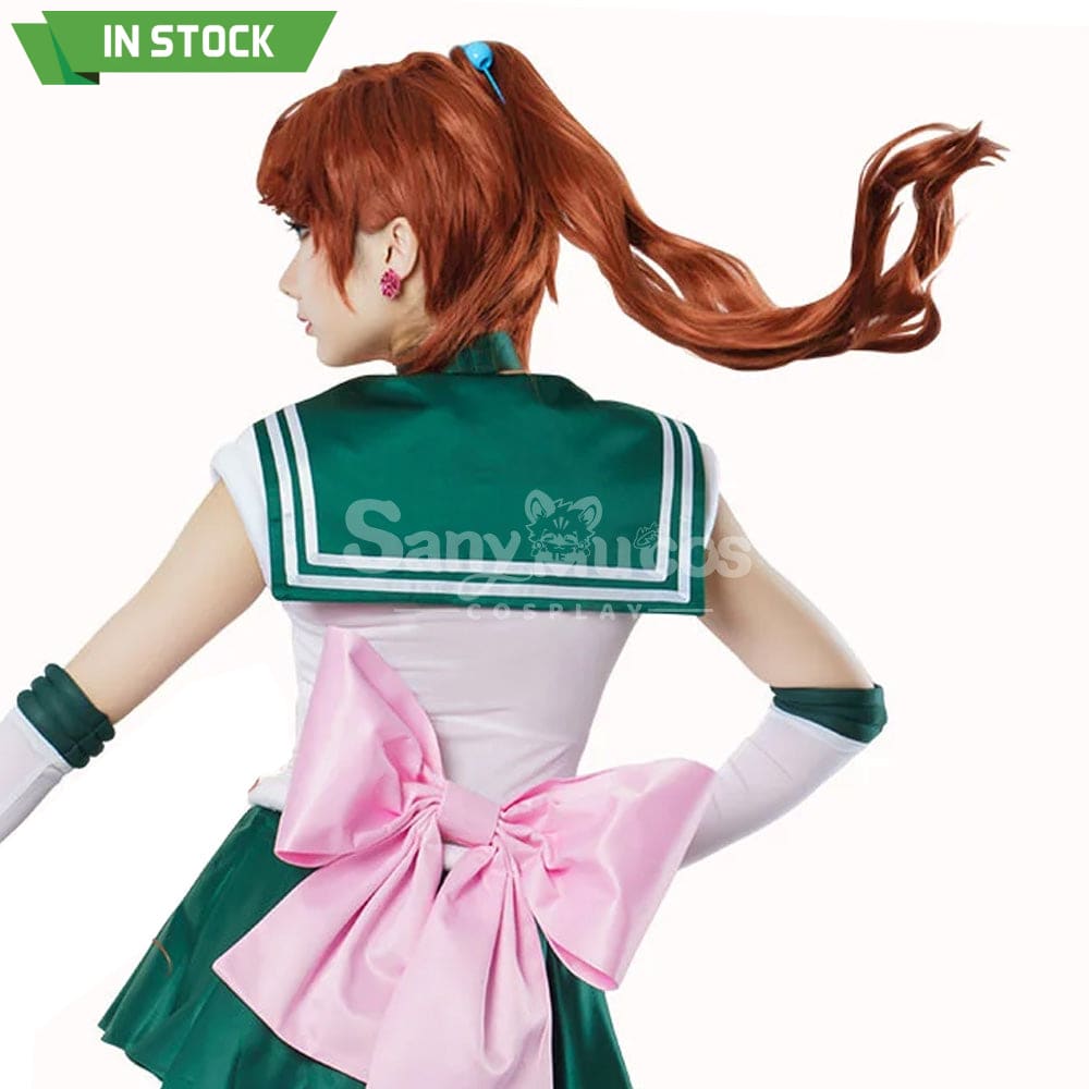 【In Stock】Anime Sailor Moon Cosplay Jupiter Makoto Kino Battle Suit Costume Premium Edition Costumes