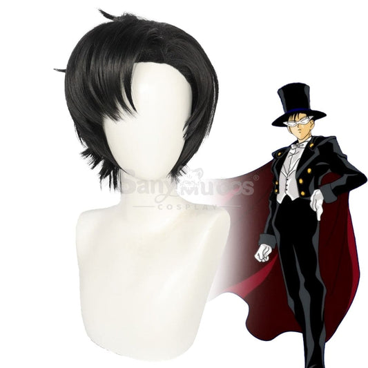 【In Stock】Anime Sailor Moon Cosplay Mamoru Chiba Tuxedo Mask Wig Wigs 1000