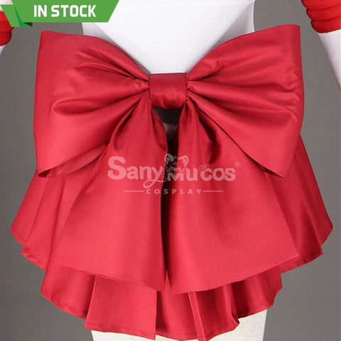 【In Stock】Anime Sailor Moon Cosplay Mars Rei Hino Battle Suit Costume Costumes