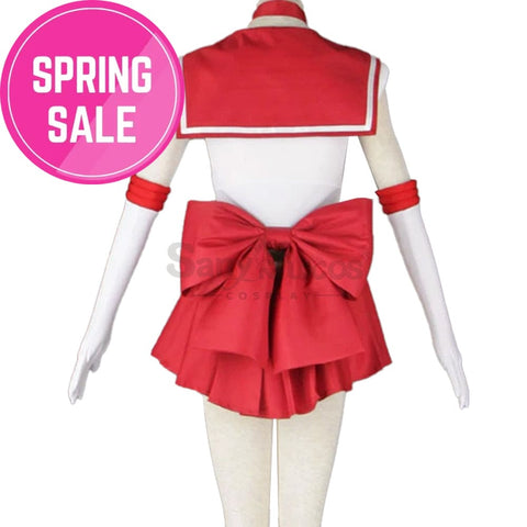 【In Stock】Anime Sailor Moon Cosplay Mars Rei Hino Battle Suit Costume Costumes