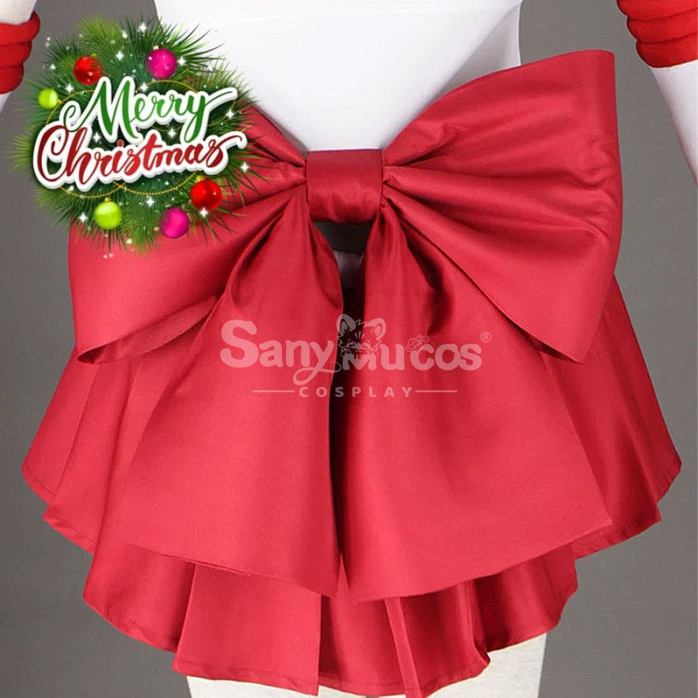 【In Stock】Anime Sailor Moon Cosplay Mars Rei Hino Battle Suit Costume Costumes