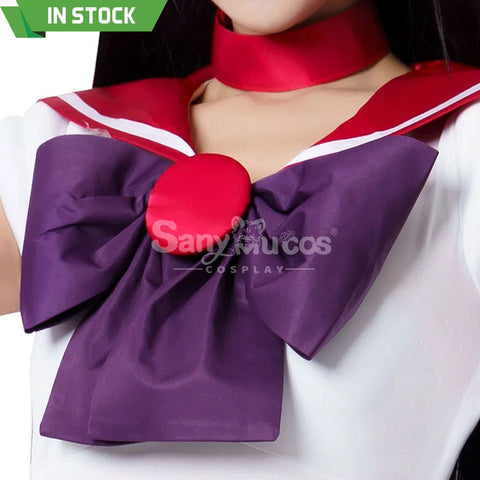 【In Stock】Anime Sailor Moon Cosplay Mars Rei Hino Battle Suit Costume Premium Edition Costumes