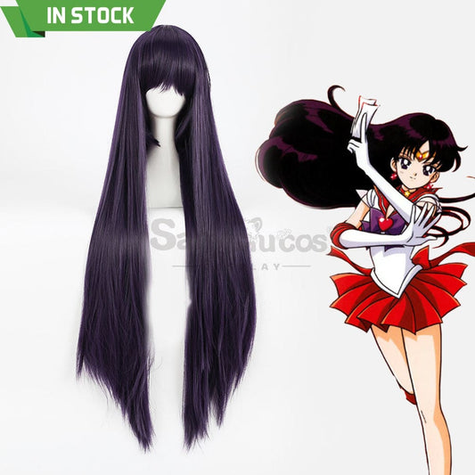 【In Stock】Anime Sailor Moon Cosplay Mars Rei Hino Wig Wigs 1000