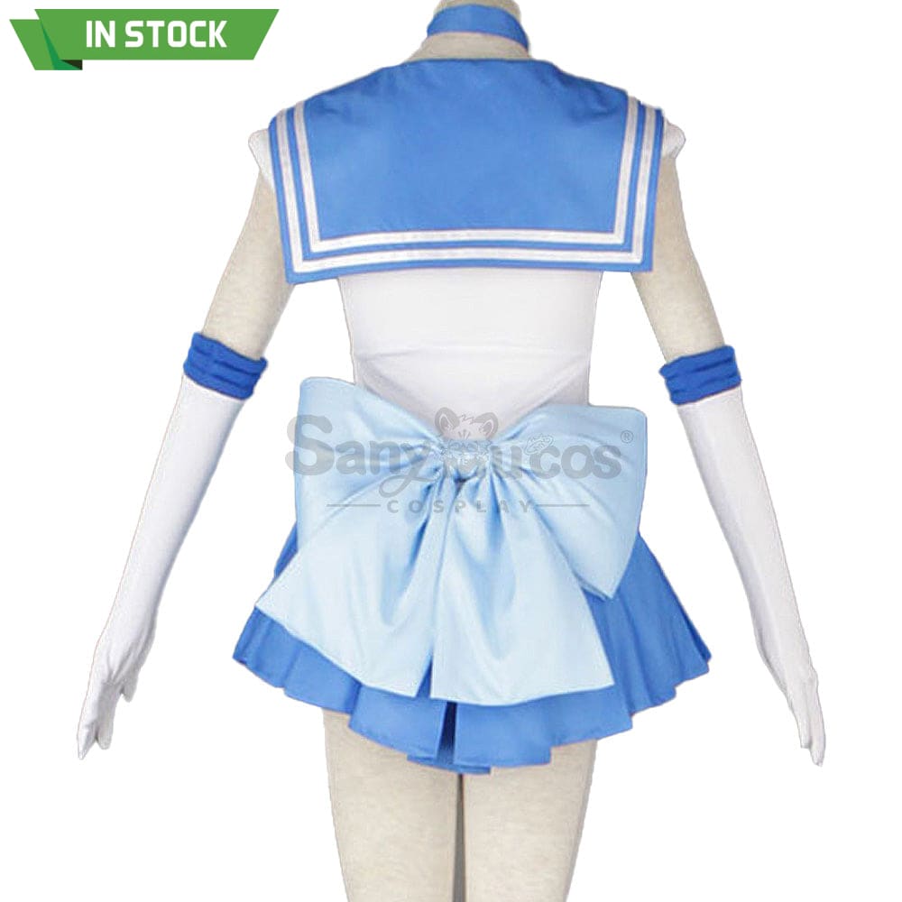 【In Stock】Anime Sailor Moon Cosplay Mercury Ami Mizuno Battle Suit Costume Costumes