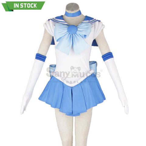 【In Stock】Anime Sailor Moon Cosplay Mercury Ami Mizuno Battle Suit Costume Costumes