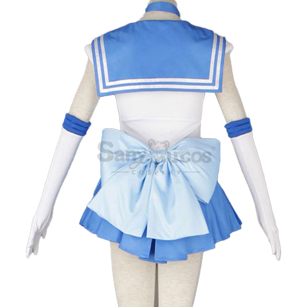 【In Stock】Anime Sailor Moon Cosplay Mercury Ami Mizuno Battle Suit Costume Costumes