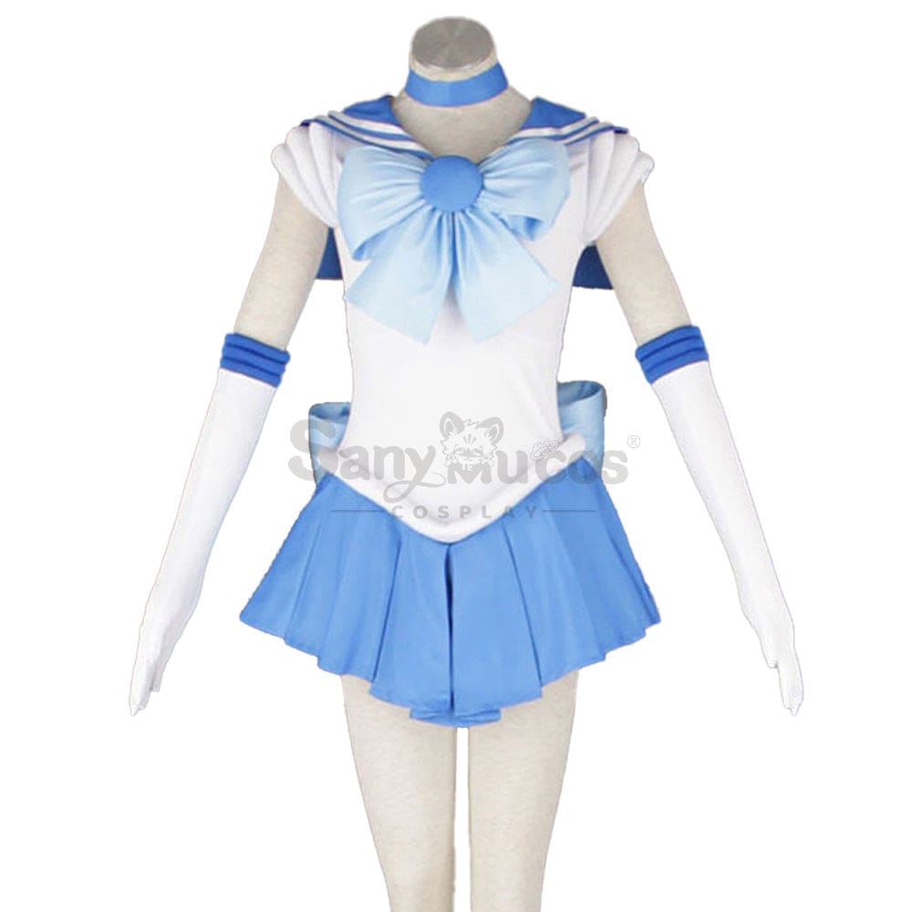 【In Stock】Anime Sailor Moon Cosplay Mercury Ami Mizuno Battle Suit Costume Costumes