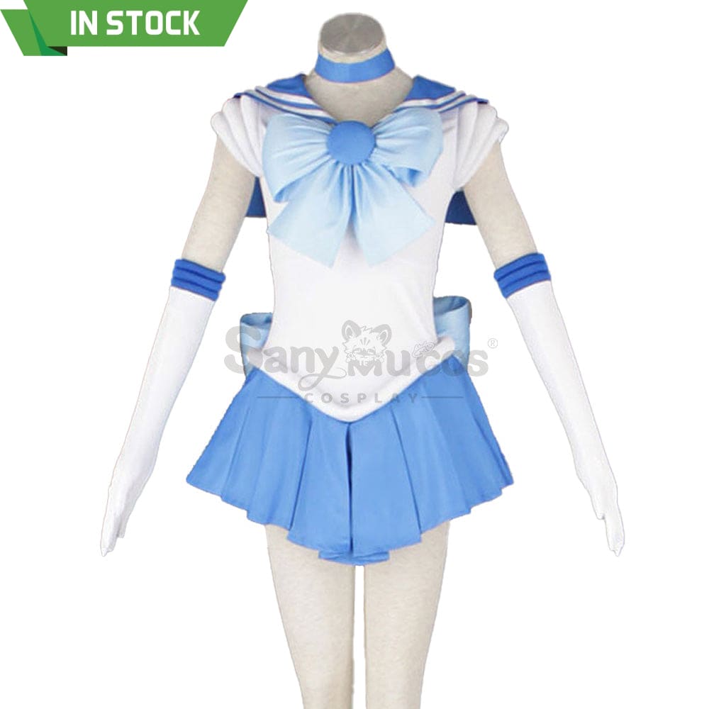 【In Stock】Anime Sailor Moon Cosplay Mercury Ami Mizuno Battle Suit Costume Costumes