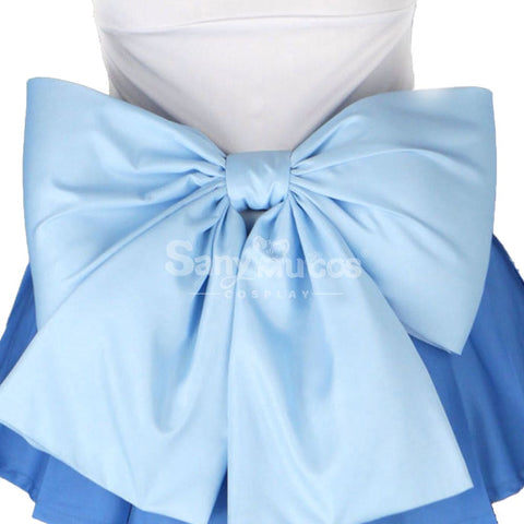 【In Stock】Anime Sailor Moon Cosplay Mercury Ami Mizuno Battle Suit Costume Costumes