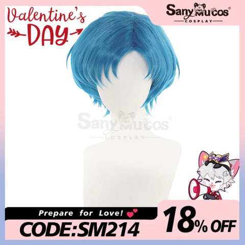 【In Stock】Anime Sailor Moon Cosplay Mercury Ami Mizuno Wig Wigs