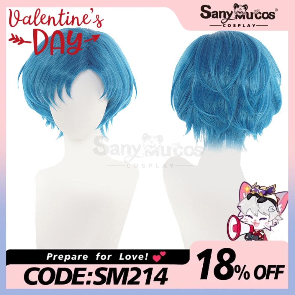 【In Stock】Anime Sailor Moon Cosplay Mercury Ami Mizuno Wig Wigs